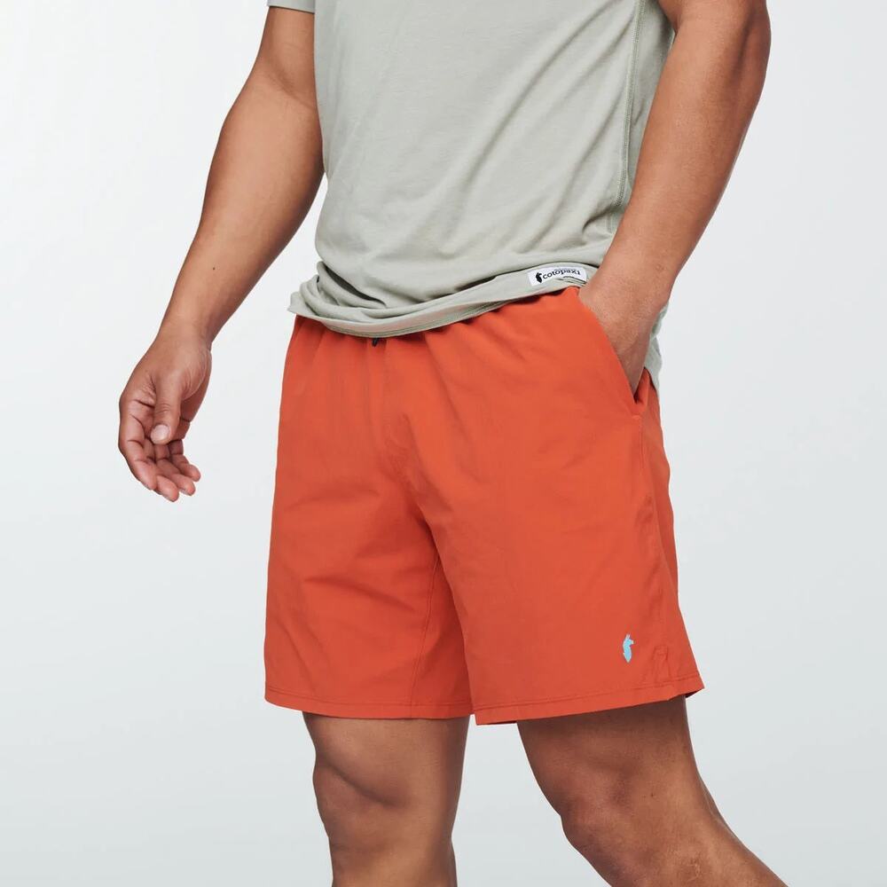 Cotopaxi Men's Valle Active Shorts Size medium Spice Orange Hiking Gym Run